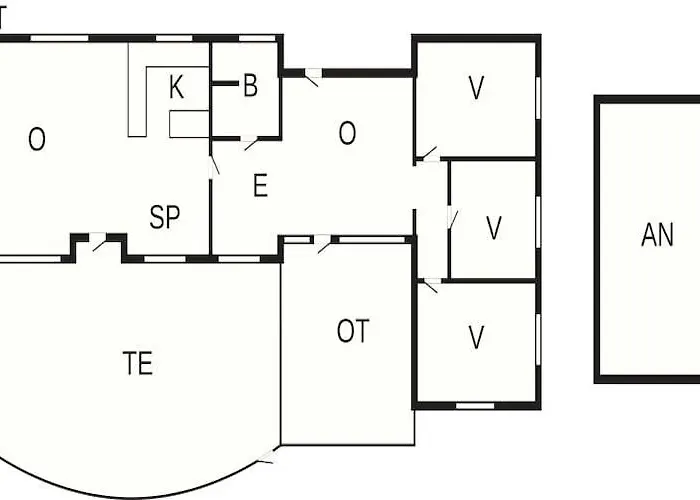 別荘 8 Person In Asnæs